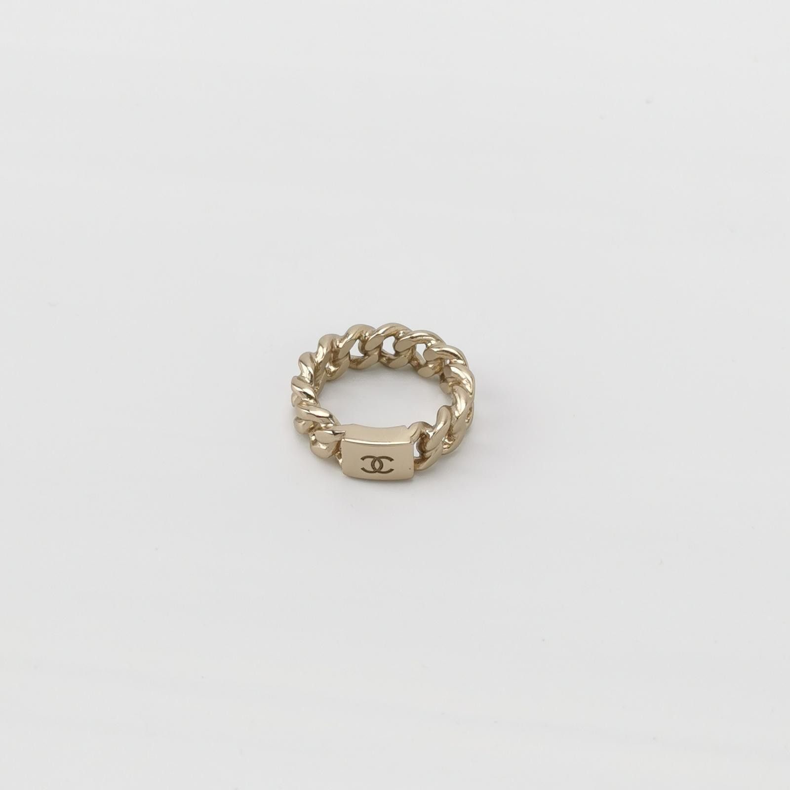 Chanel Chanel Double C Ring Size 14 -z2505 Size ONE SIZE - 2 Thumbnail