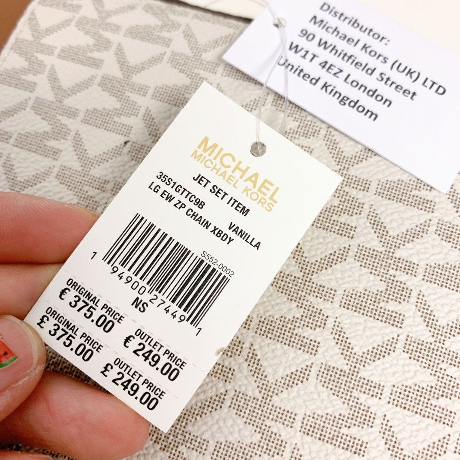 Michael Kors Michael Kors Jet Set Item 35S1GTTC9B Lg Chain xbody Vanilla Size ONE SIZE - 6 Thumbnail