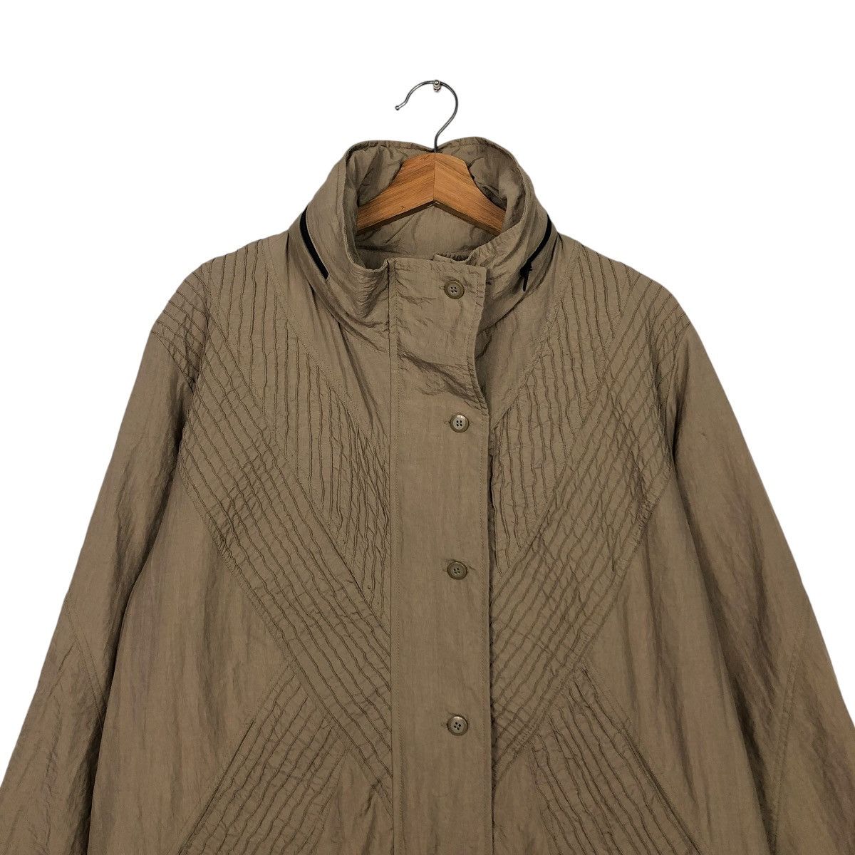 Japanese Brand 🔥VINTAGE CHORE LONG JACKET MANA PLEATED ISSEY MIYAKE Size US M / EU 48-50 / 2 - 5 Thumbnail