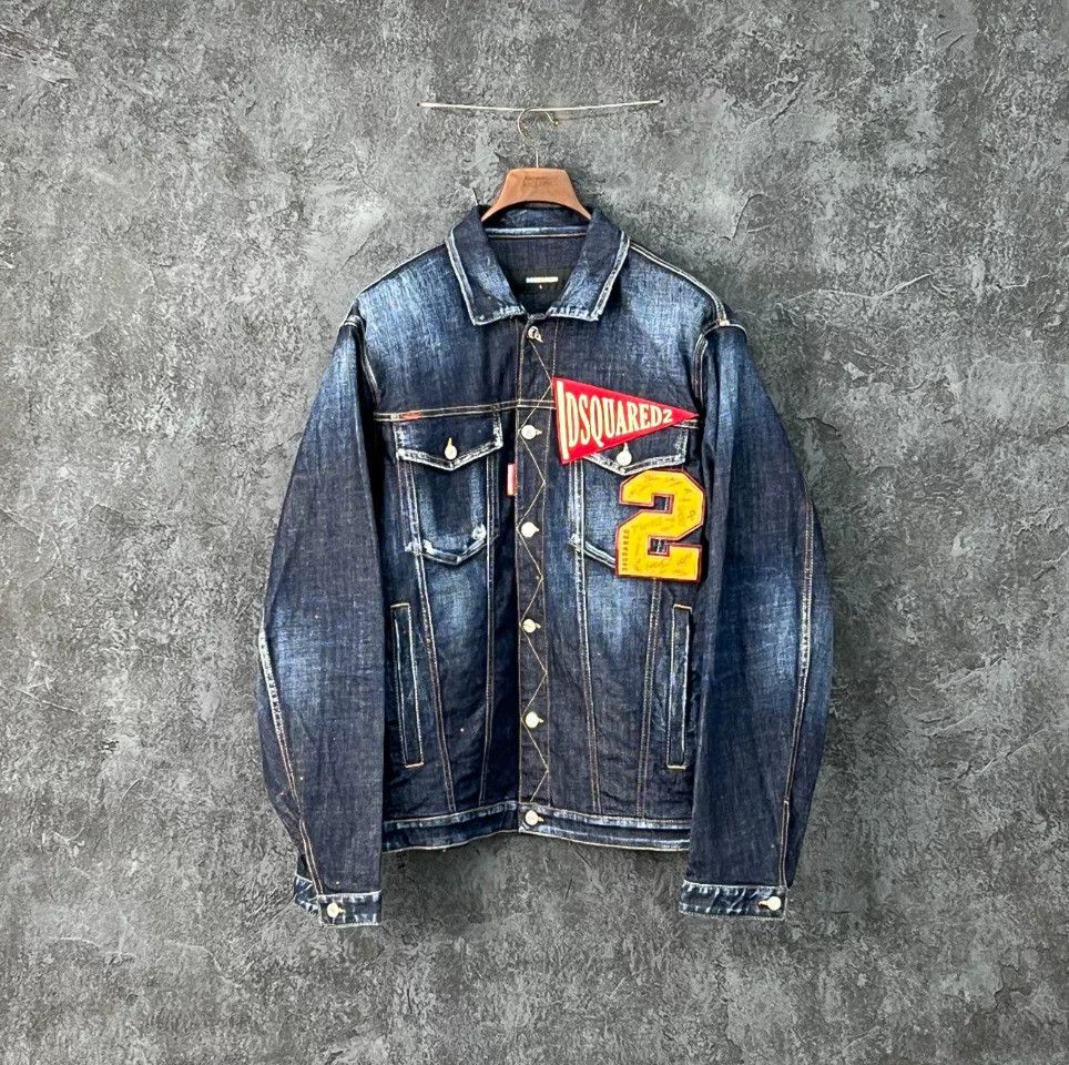 Dsquared2 Dsquared2 Denim Red Light Jacket m Men Size US M / EU 48-50 / 2 - 1 Thumbnail