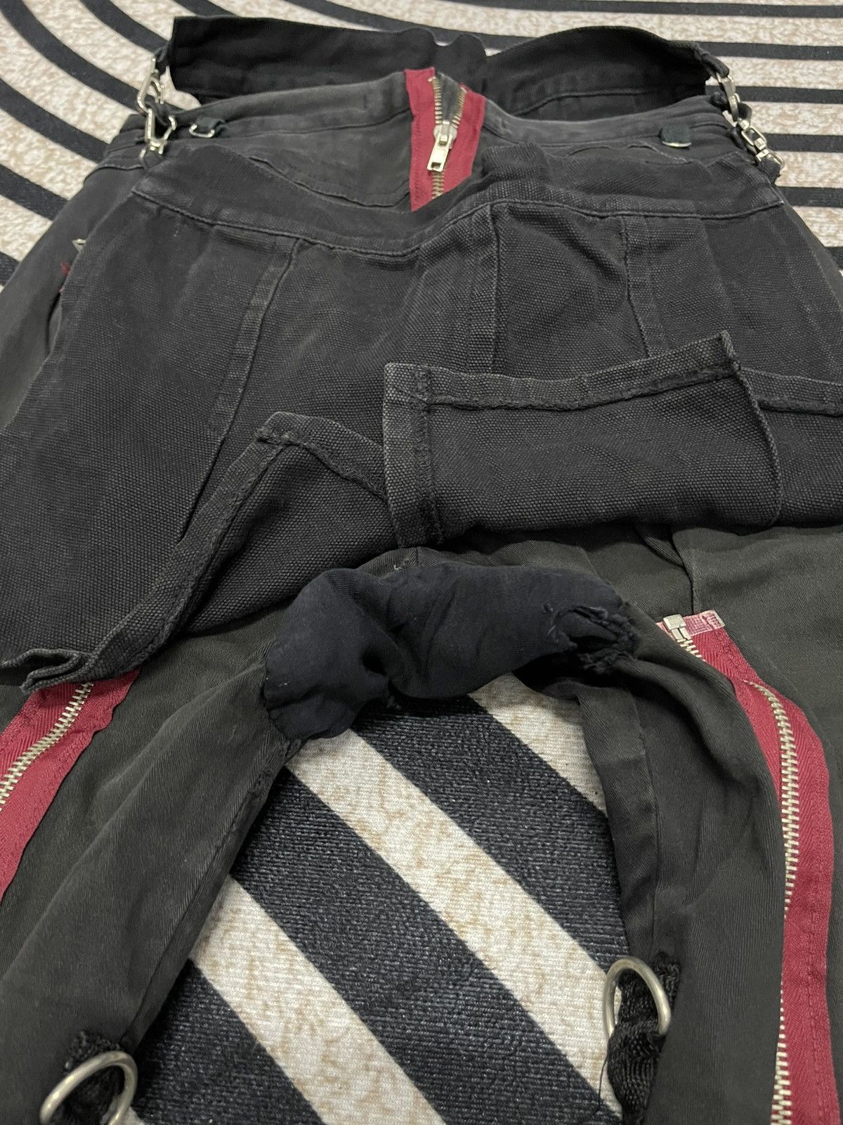 If Six Was Nine 2000s LGB STYLE PUNK SHORT PANT RARE DESIGN Size US 27 - 12 Thumbnail