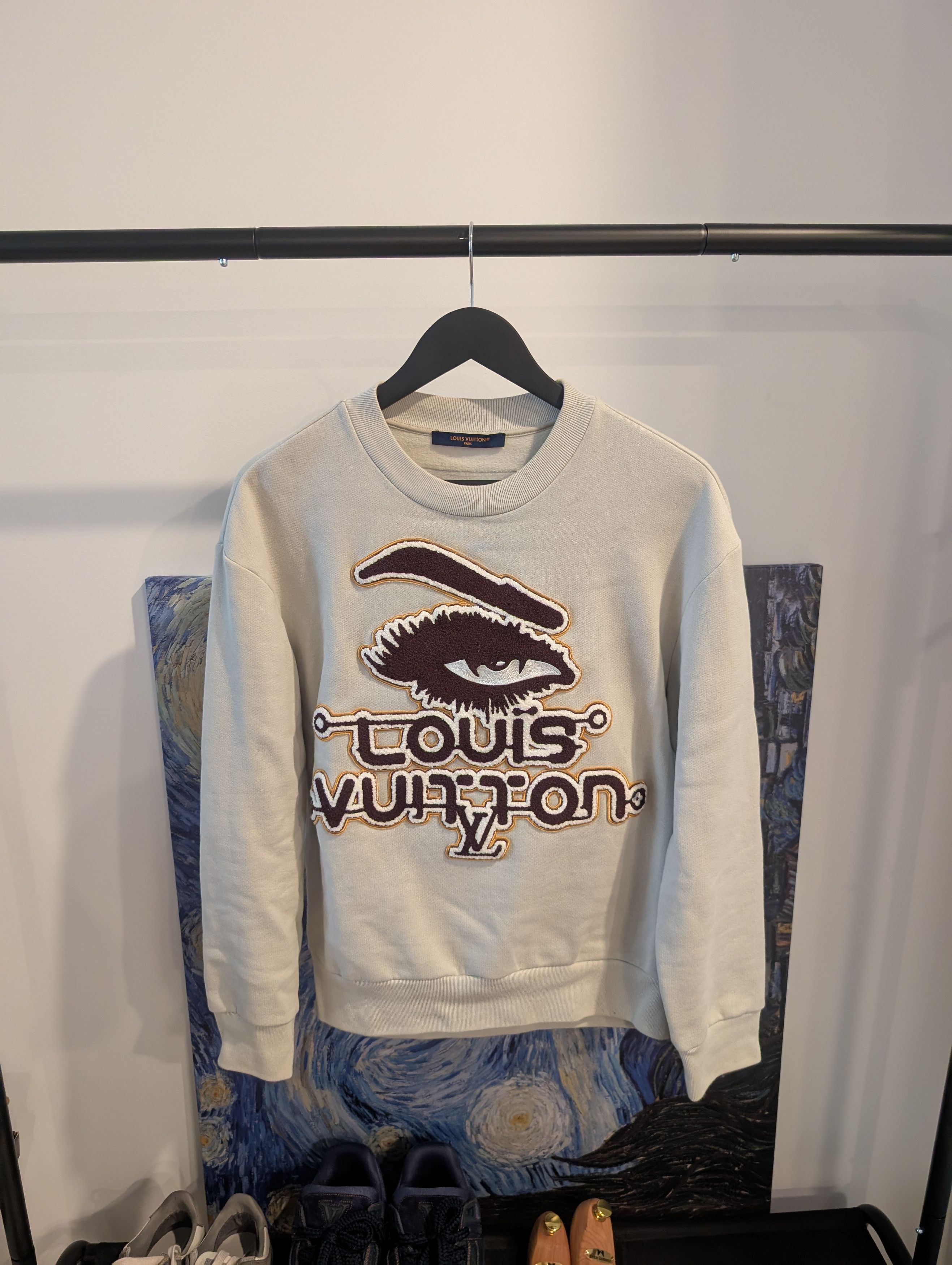 Louis Vuitton Louis Vuitton kidsuper Egyptian varsity eye sweatshirt Size US S / EU 44-46 / 1 - 1 Thumbnail