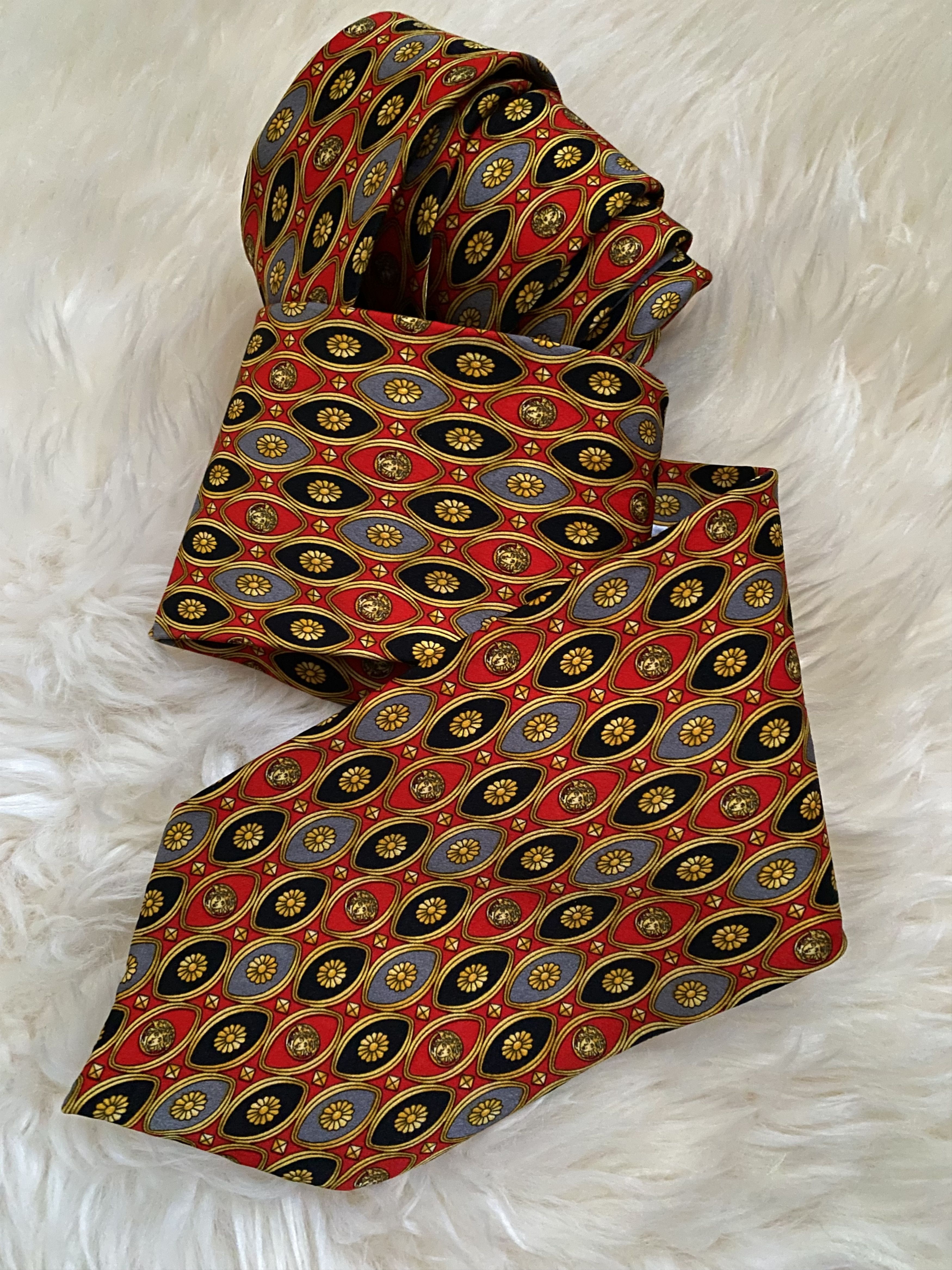 Versace Gianni Versace Tie Silk Vintage Size ONE SIZE - 1 Thumbnail