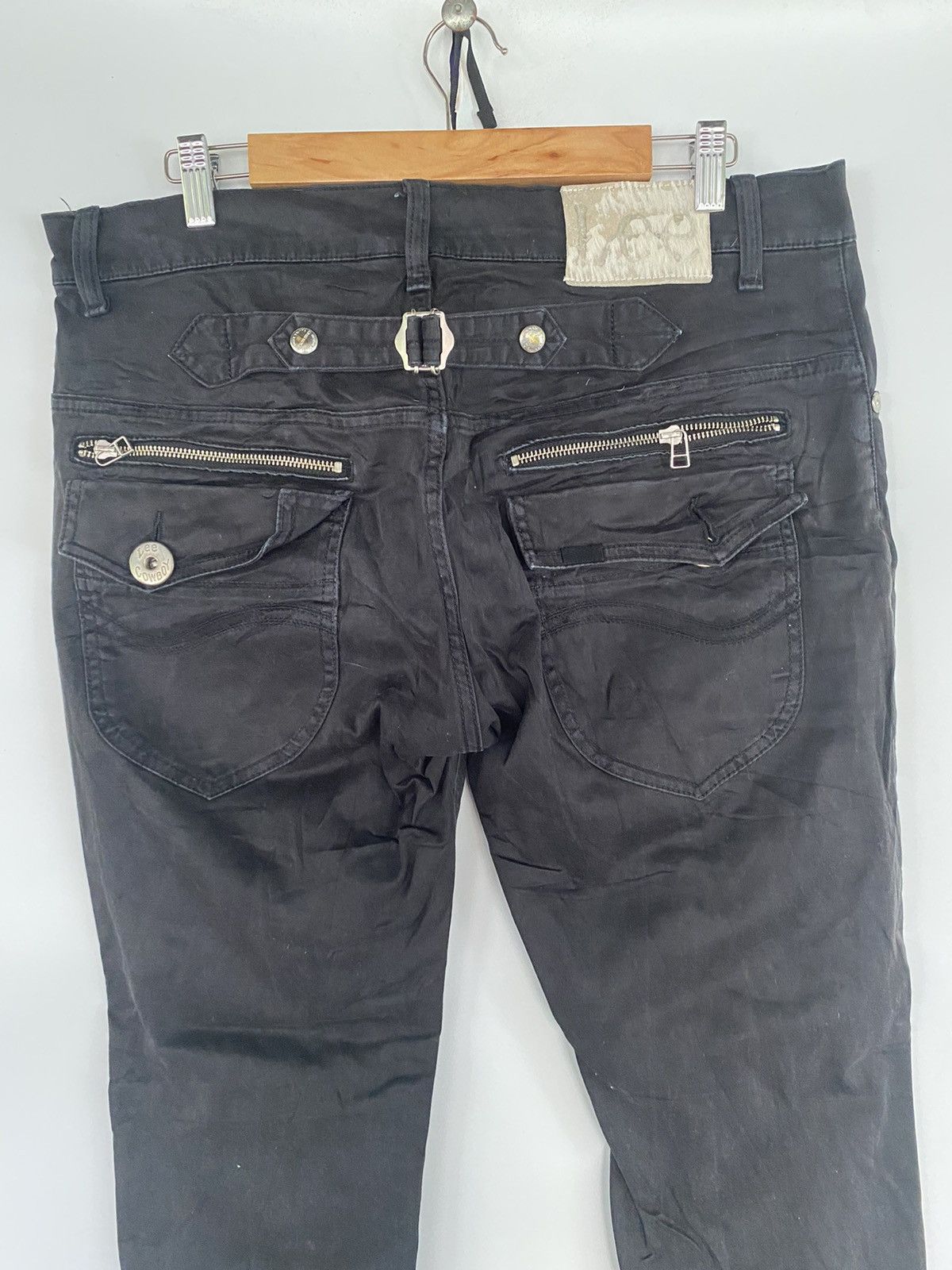 Cowboy Equipment × Lee LEE Cowboy Zipper Black Pants Size US 36 / EU 52 - 7 Thumbnail