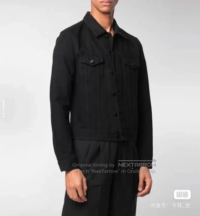 Saint Laurent Paris Saint Laurent Paris Black Men's Denim Jacket Size US M / EU 48-50 / 2 - 3 Thumbnail