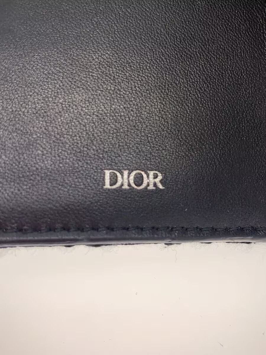 Dior Dior Monogram Trotter Canvas Vertical Long Wallet Black Size ONE SIZE - 3 Thumbnail