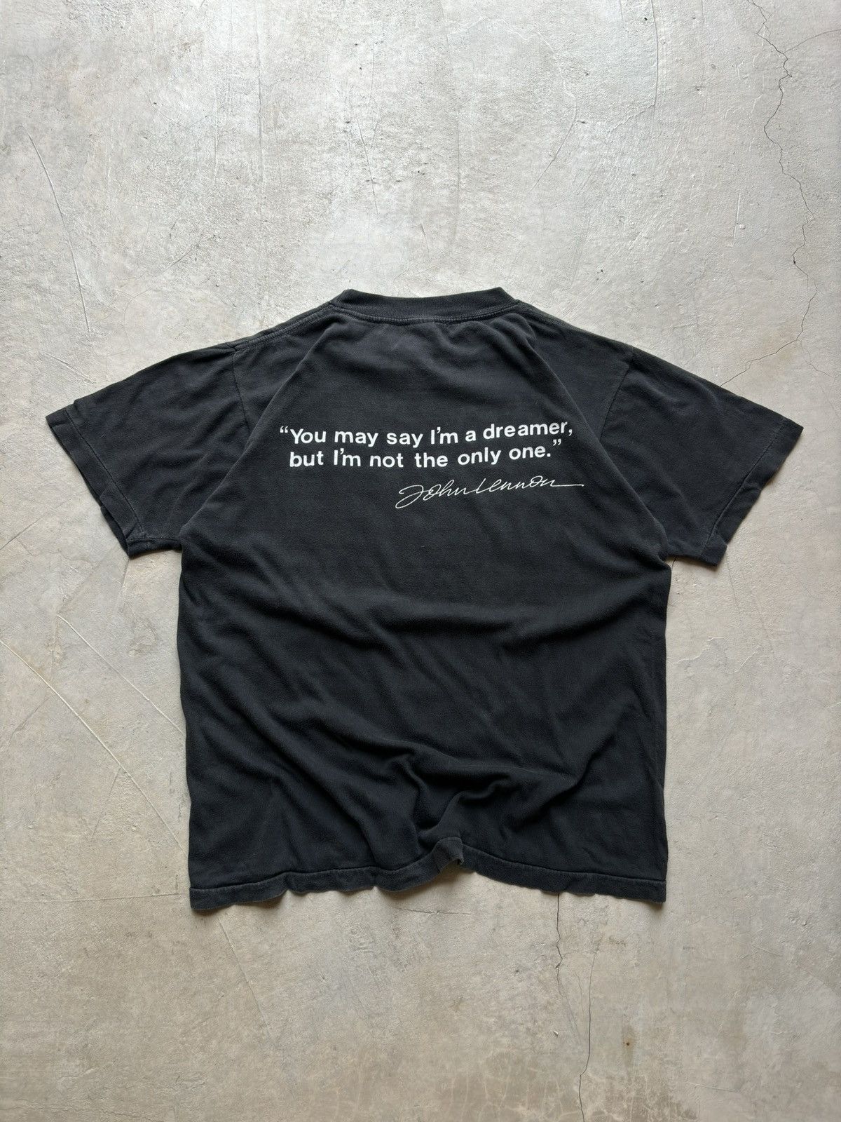 Vintage Vintage 1988 John Lennon Imagine Tee – Single Stitch Size US M / EU 48-50 / 2 - 2 Thumbnail