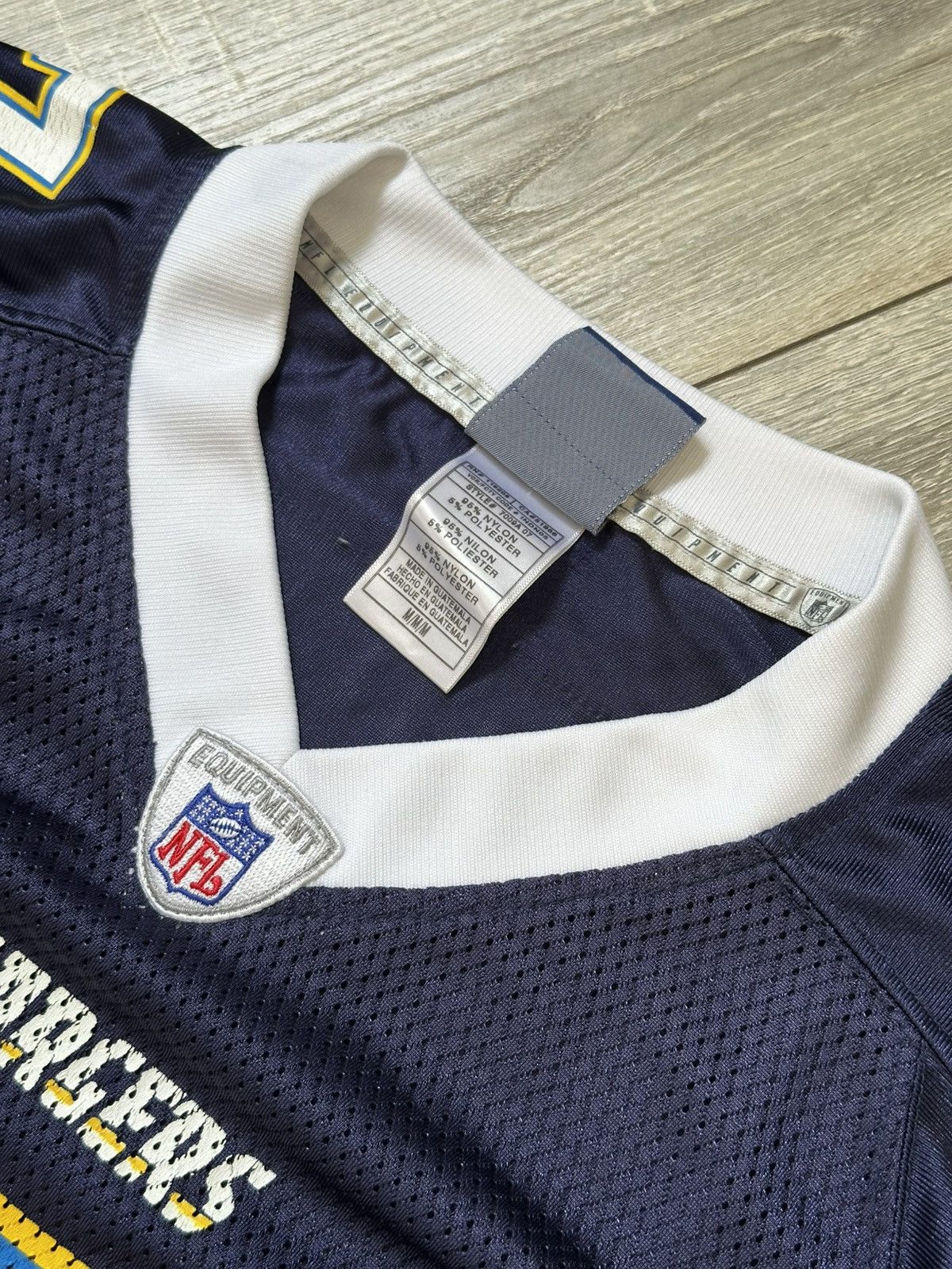 NFL Reebok Philip Rivers Chargers Jersey Tee Blue Size US M / EU 48-50 / 2 - 7 Thumbnail