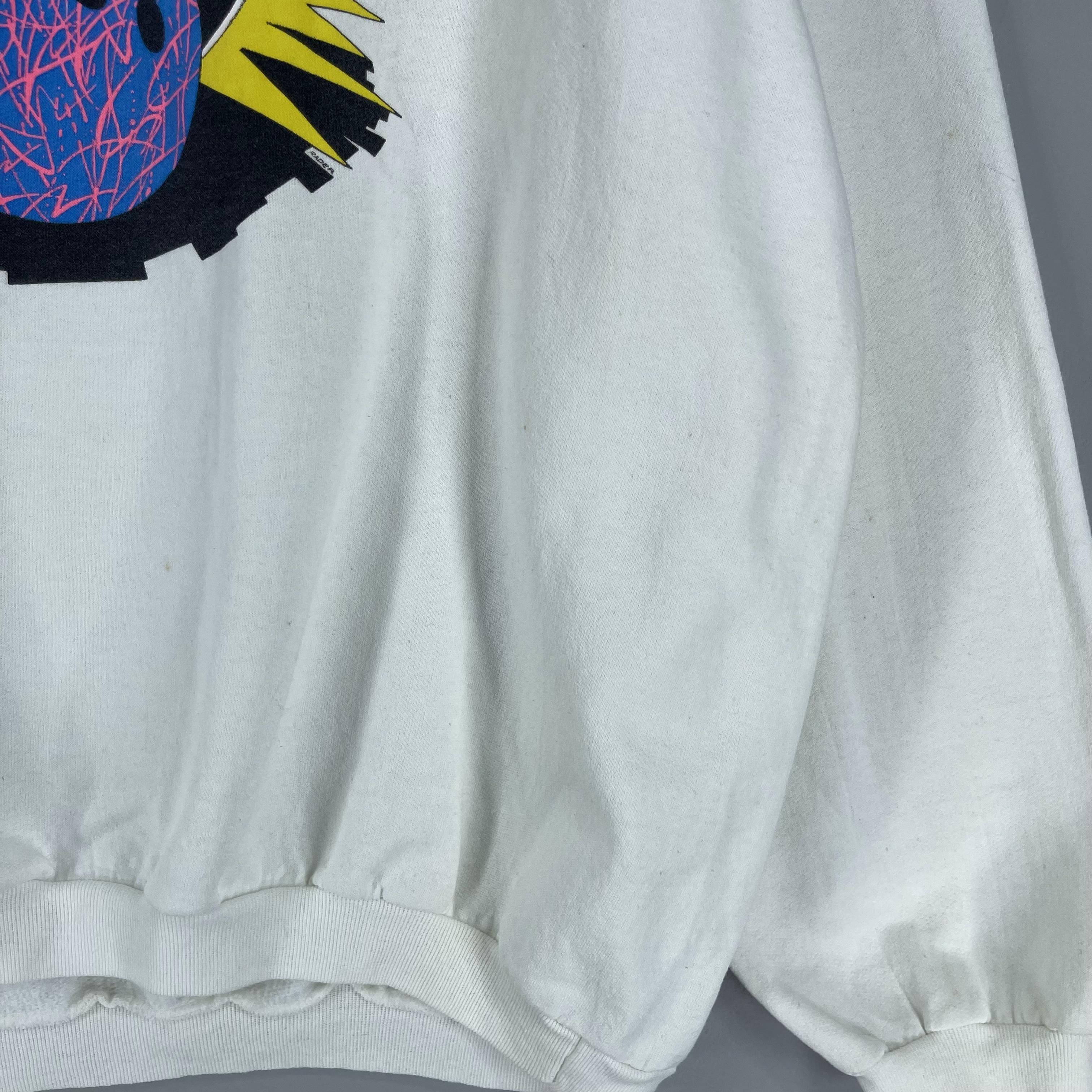 Vintage Vintage 90's Bowling Games Printed Pullover Sweater Size US XL / EU 56 / 4 - 8 Thumbnail