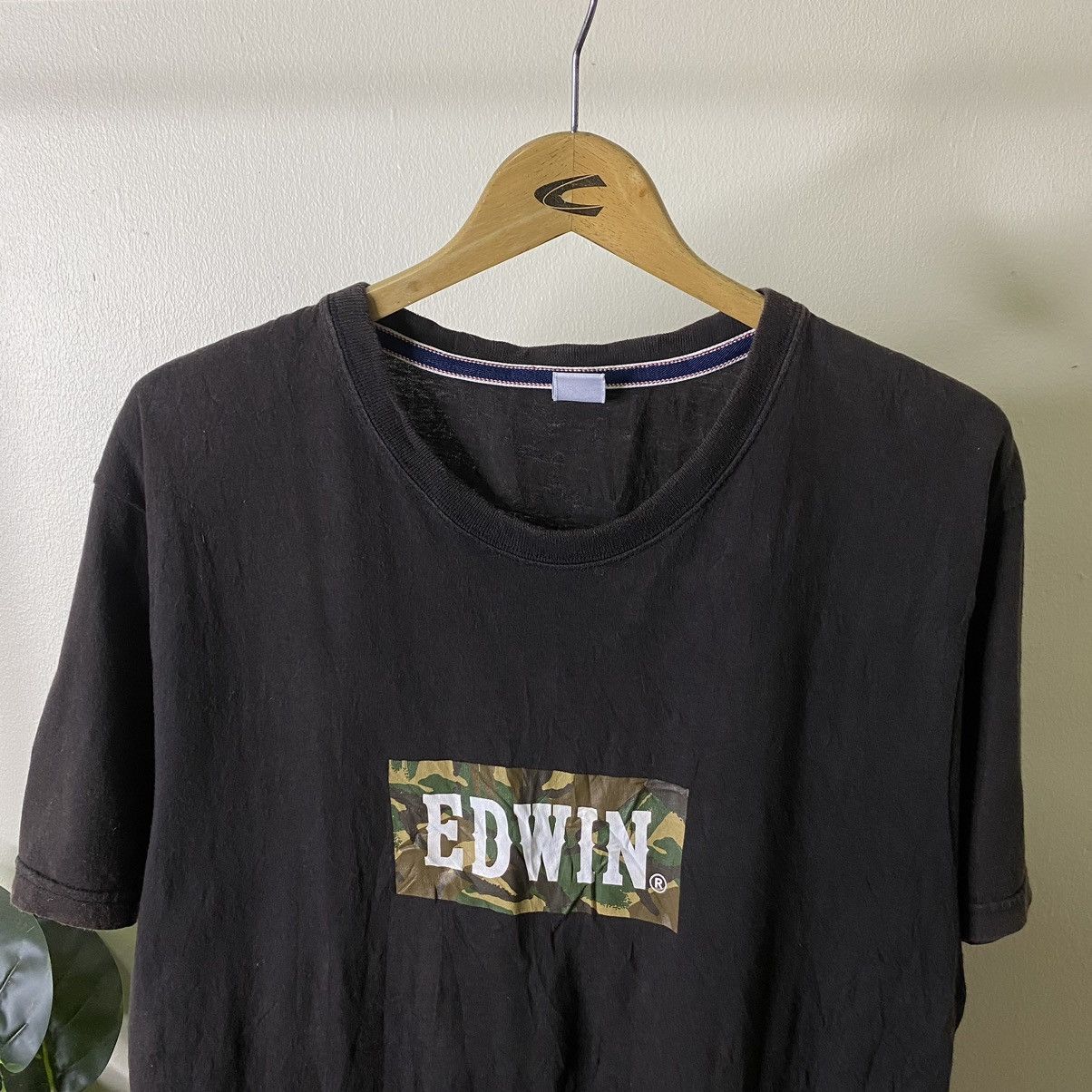 Edwin Edwin Camo Box Logo Selvedge Tee Evisu Momotaro Flathead Size US L / EU 52-54 / 3 - 2 Thumbnail