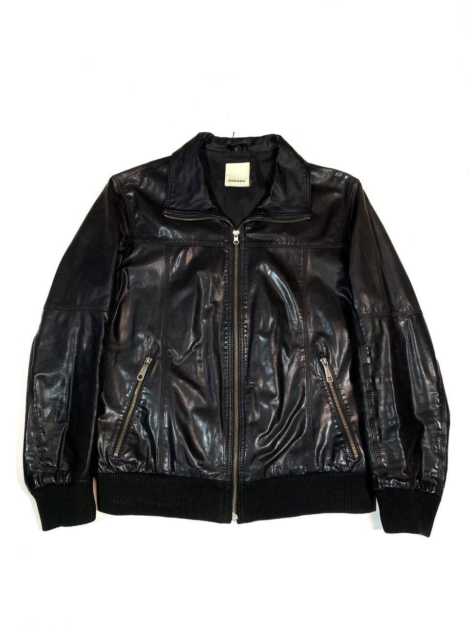Riders Jacket Diesel Lamb Leather Jacket Leather Single Jacket