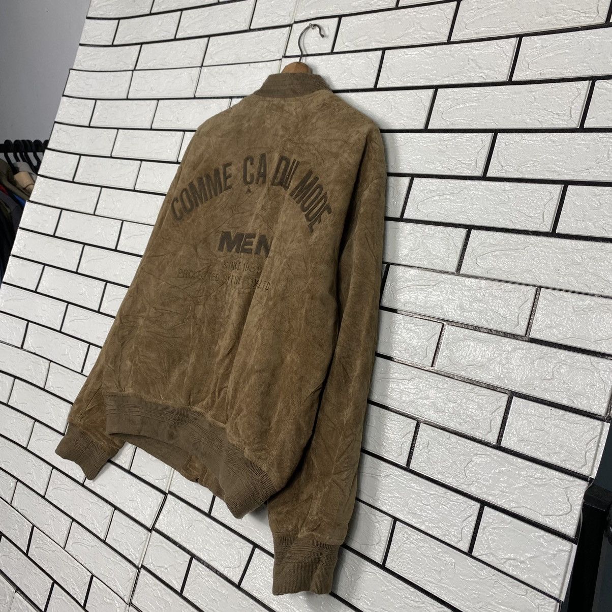 Japanese Brand 📌Vintage Genuine Leather Jacket Comme Ca Ism Big Logo Size US M / EU 48-50 / 2 - 11 Thumbnail