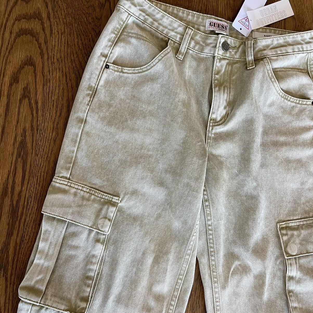 Guess × Urban Outfitters GUESS Originals Aged Cargo Pants - Brand New Never Worn Size 28" / US 6 / IT 42 - 8 Thumbnail