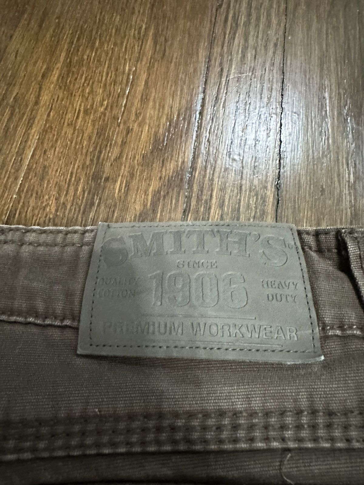 Vintage Smith Workwear Brown distressed heavyweight cargo pants Size US 40 / EU 56 - 4 Thumbnail