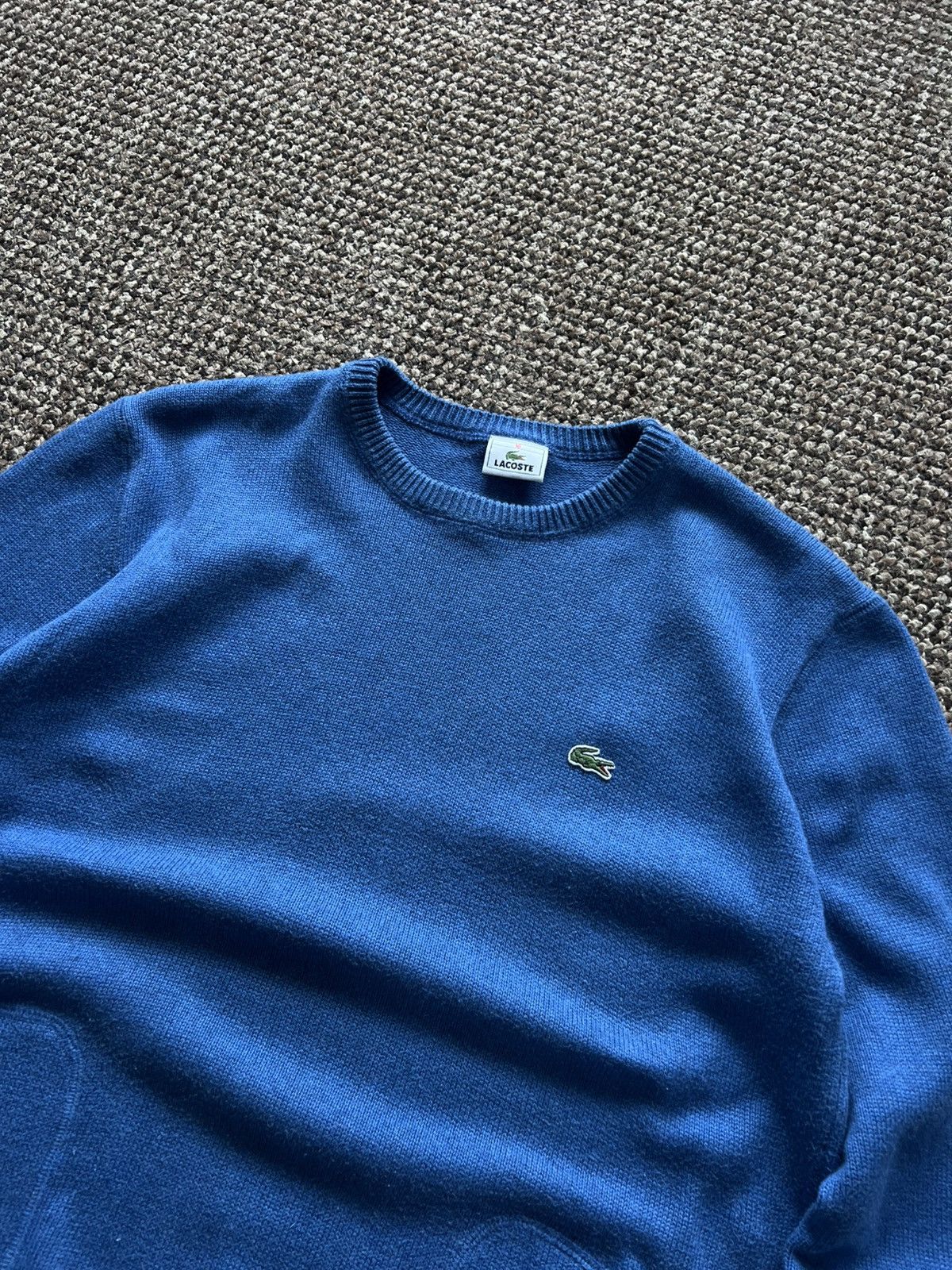 Lacoste Vintage Lacoste Y2k Baggy Sweater Mini Logo Size US M / EU 48-50 / 2 - 4 Thumbnail