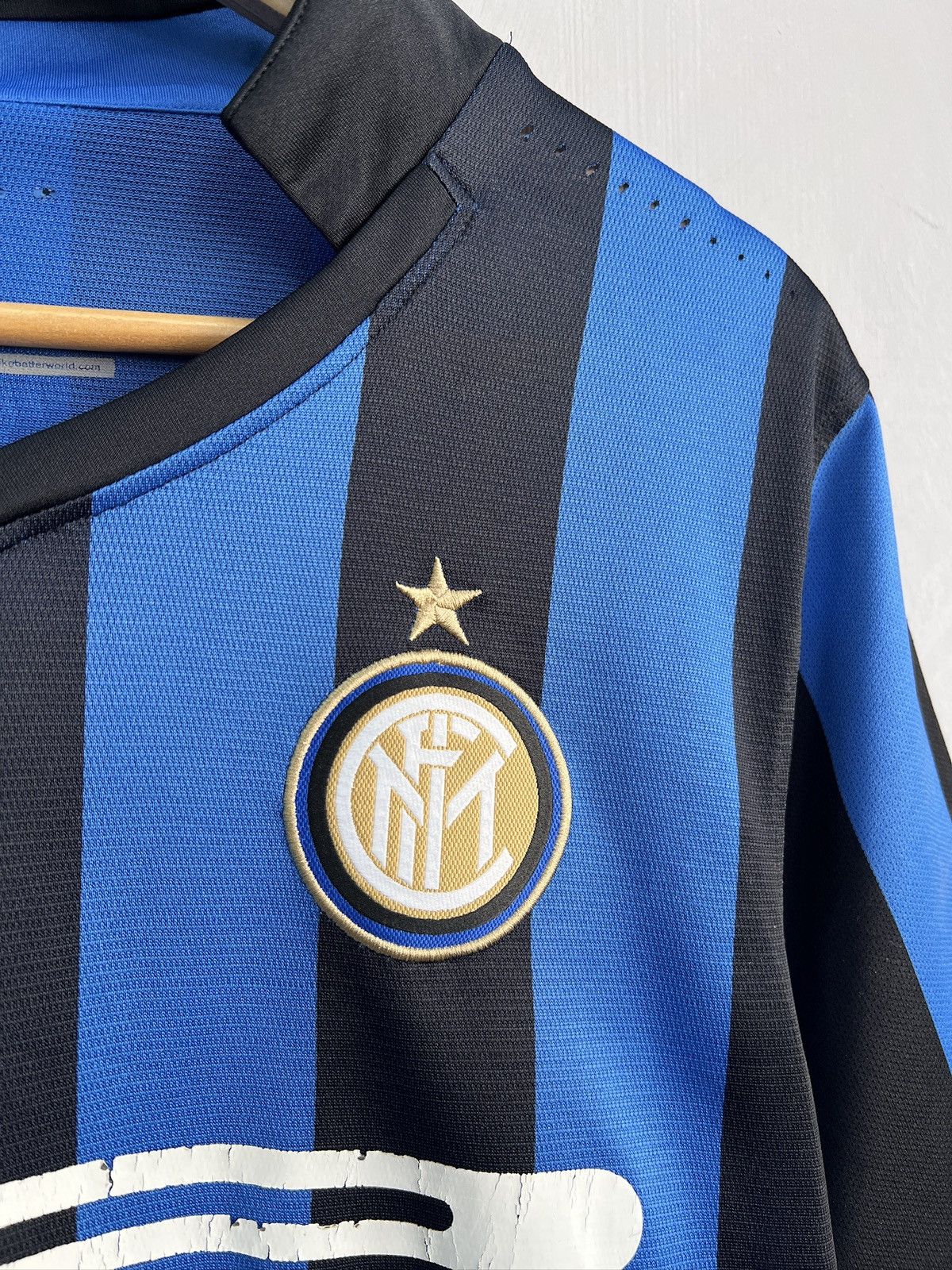 Nike Nike Fc Inter drill football jersey tupac shirt home kit Size US M / EU 48-50 / 2 - 3 Thumbnail