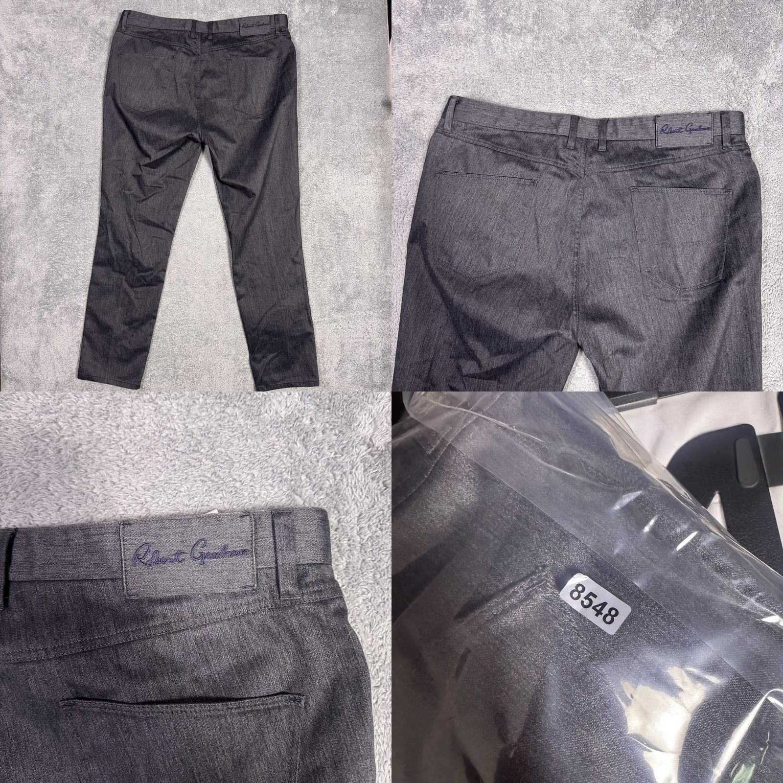 Robert Graham Robert Graham Pants Mens 38x31 Kipling Straight Tailored Fit Trouser Chino Size US 38 / EU 54 - 9 Thumbnail