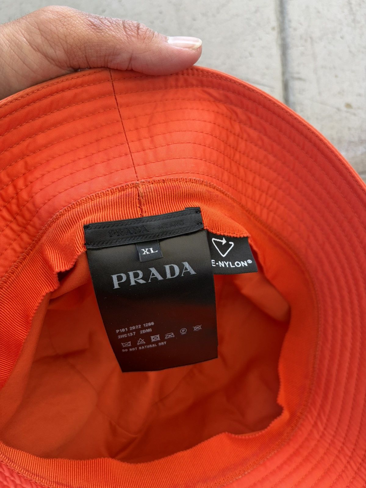 Prada Prada Nylon Bucket Hat - Extra Large Size ONE SIZE - 6 Thumbnail