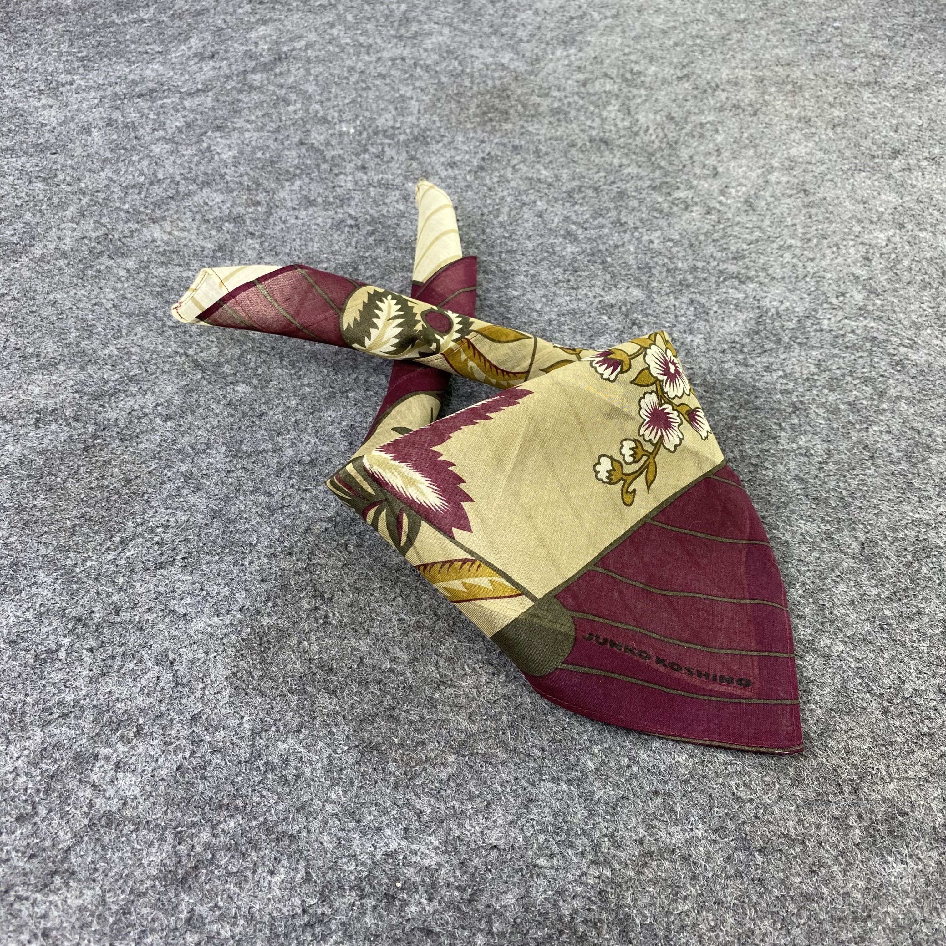 Japanese Brand Junko Koshino Handkerchief / Bandana / Neckerchief-B1057 Size ONE SIZE - 1 Thumbnail