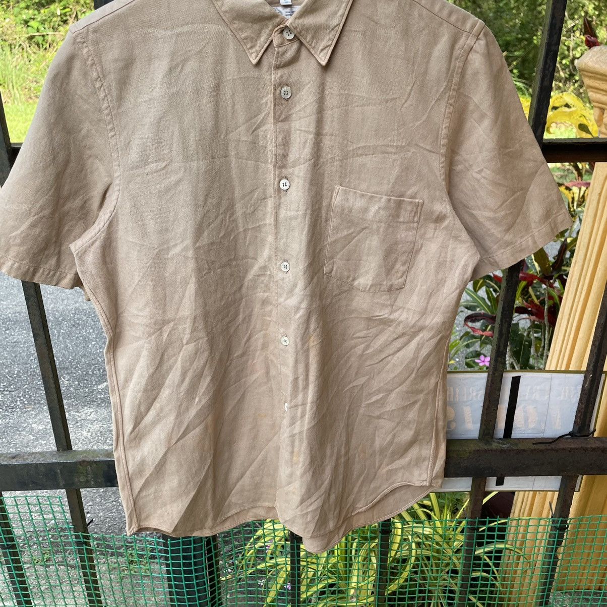 Comme des Garcons × Junya Watanabe × Rei Kawakubo 🔥🇯🇵S12054 Comme Des Garcons Cream Colour Buttons Shirts Size US S / EU 44-46 / 1 - 4 Thumbnail