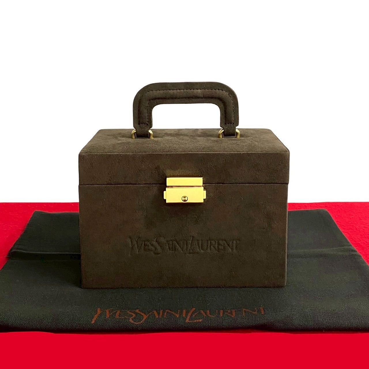 Yves Saint Laurent Handbag Brown Suede / Nubuck