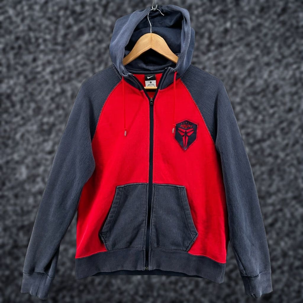 Nike Nike Full Zip Hoodie Kobe Bryant Mamba Red Black Men's XL Long Sleeve Pockets Size US XL / EU 56 / 4 - 1 Thumbnail