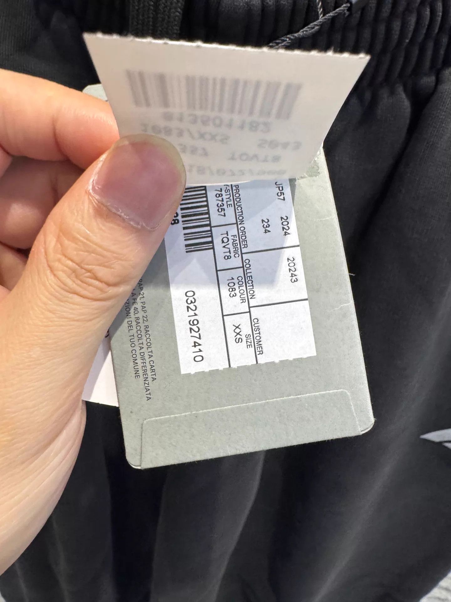 Balenciaga Balenciaga 24FW Refl Logo Straight Leg Sweatpants Black XXS Size US 26 / EU 42 - 2 Thumbnail