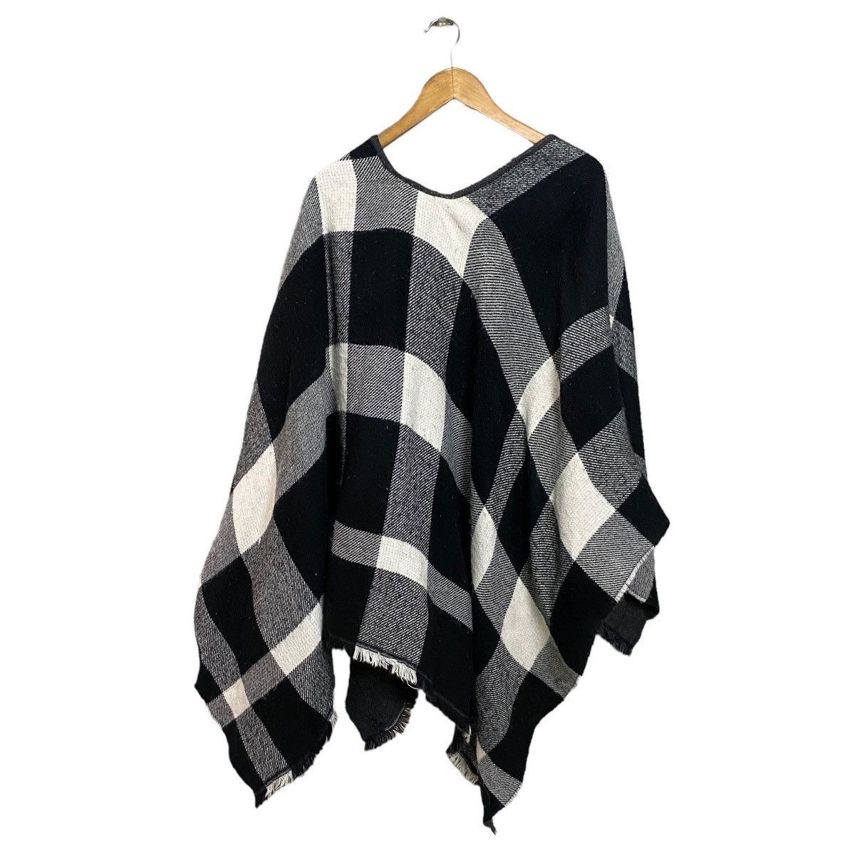 Japanese Brand × Uniqlo Uniqlo Plaid poncho Size US M / EU 48-50 / 2 - 4 Thumbnail