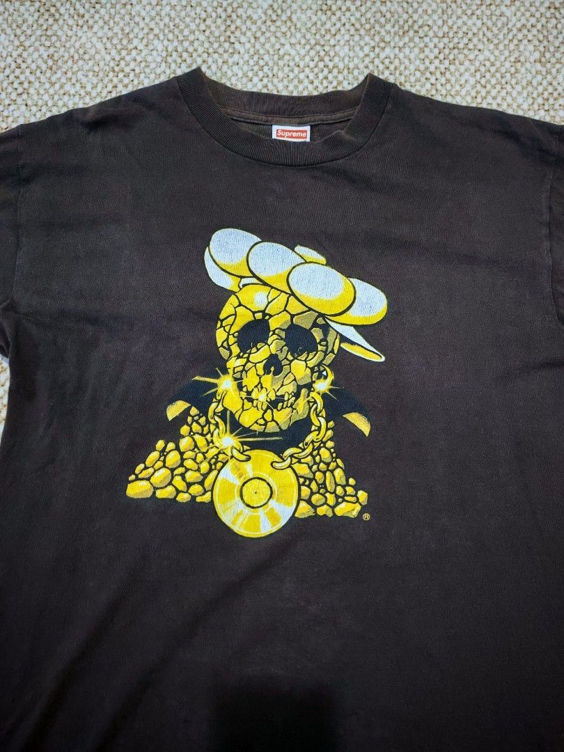 Supreme Supreme 2001 Skull Tee Breaks & Beats Rare Vintage Size US M / EU 48-50 / 2 - 2 Thumbnail