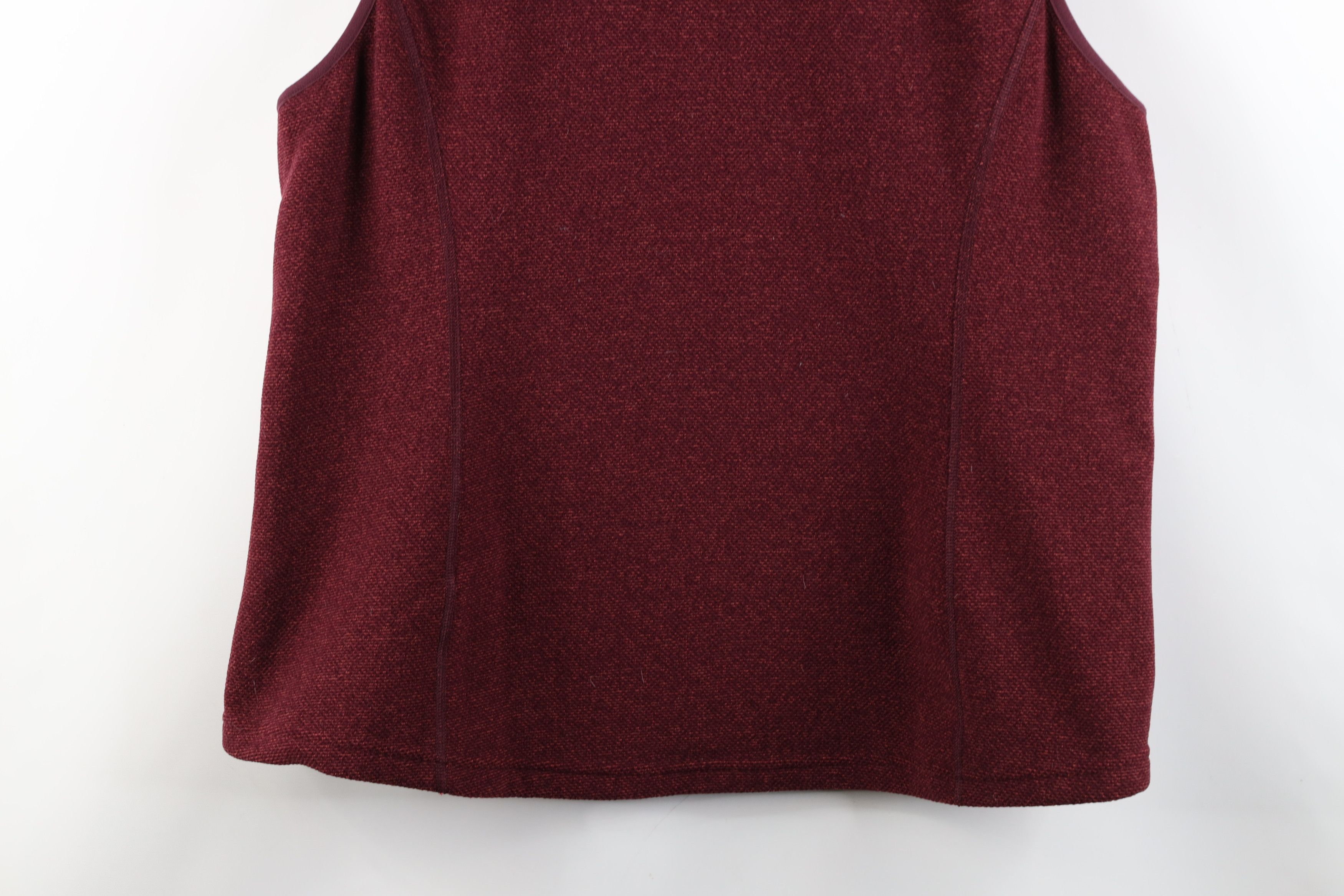 Duluth Trading Company × Vintage Duluth Trading Co Fleece Full Zip Vest Jacket Burgundy Red Size US XL / EU 56 / 4 - 11 Thumbnail