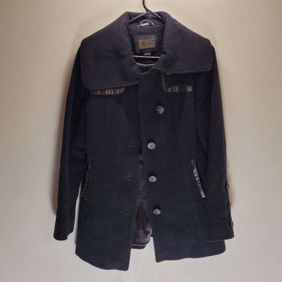 Mackage Mackage 70% wool Alma black pea coat- size medium Size M / US 6-8 / IT 42-44 - 2 Thumbnail