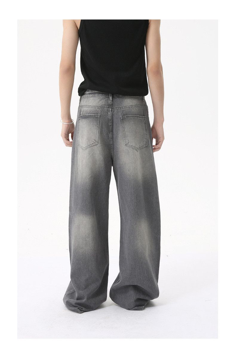 Japanese Brand American Cleanfit Retro High Street Wide-Leg Straight Jeans Size US 32 / EU 48 - 4 Thumbnail