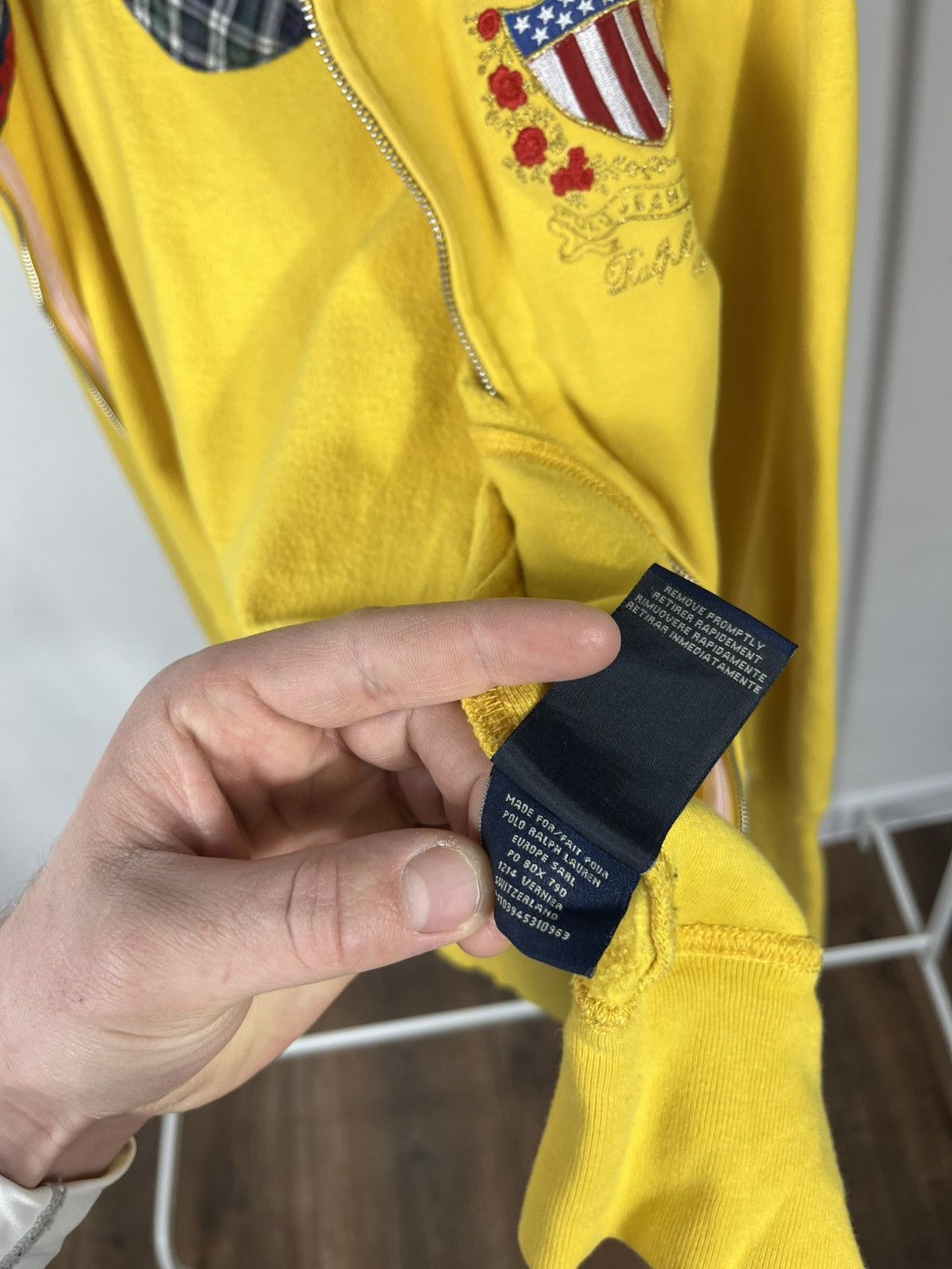 Polo Ralph Lauren Polo Jeans Company Ralph Lauren Yellow Zip Hoodie Size M Size M / US 6-8 / IT 42-44 - 10 Thumbnail