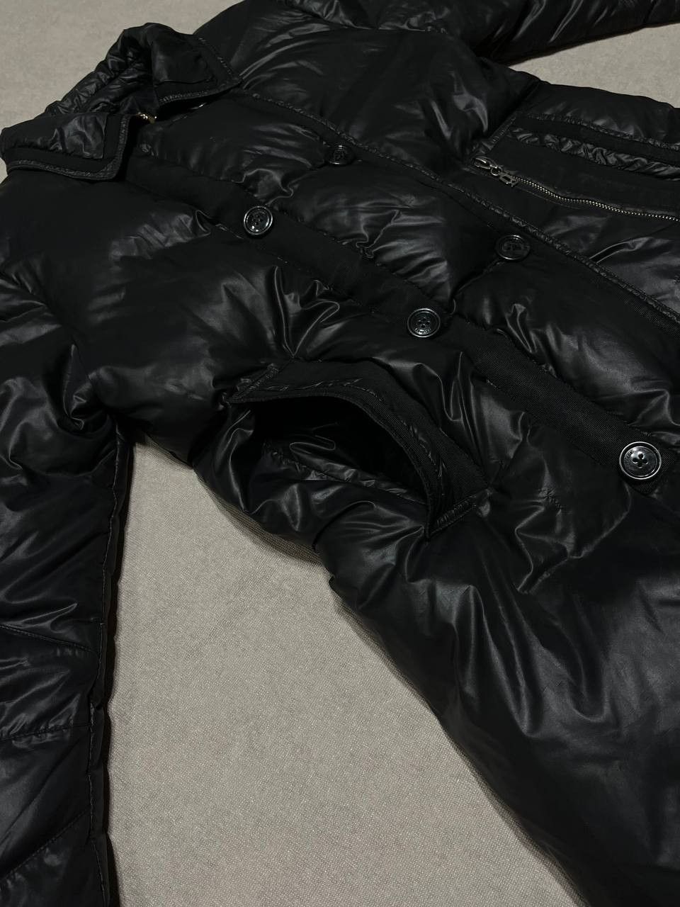 John Galliano John Galliano Women`s Down Puffer Coat Vintage Black Jacket Size M / US 6-8 / IT 42-44 - 7 Thumbnail