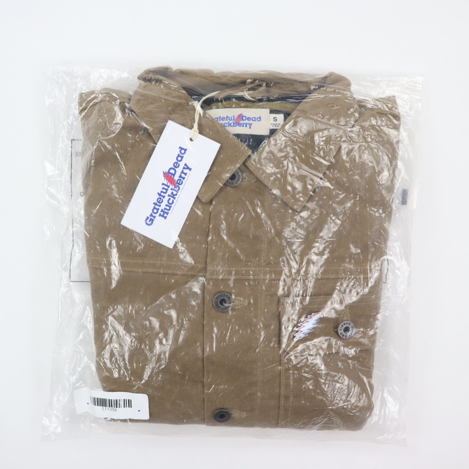 Flint And Tinder × Grateful Dead × Huckberry Huckberry x Grateful Dead Flannel-Lined Waxed Trucker Jacket Size US S / EU 44-46 / 1 - 11 Thumbnail