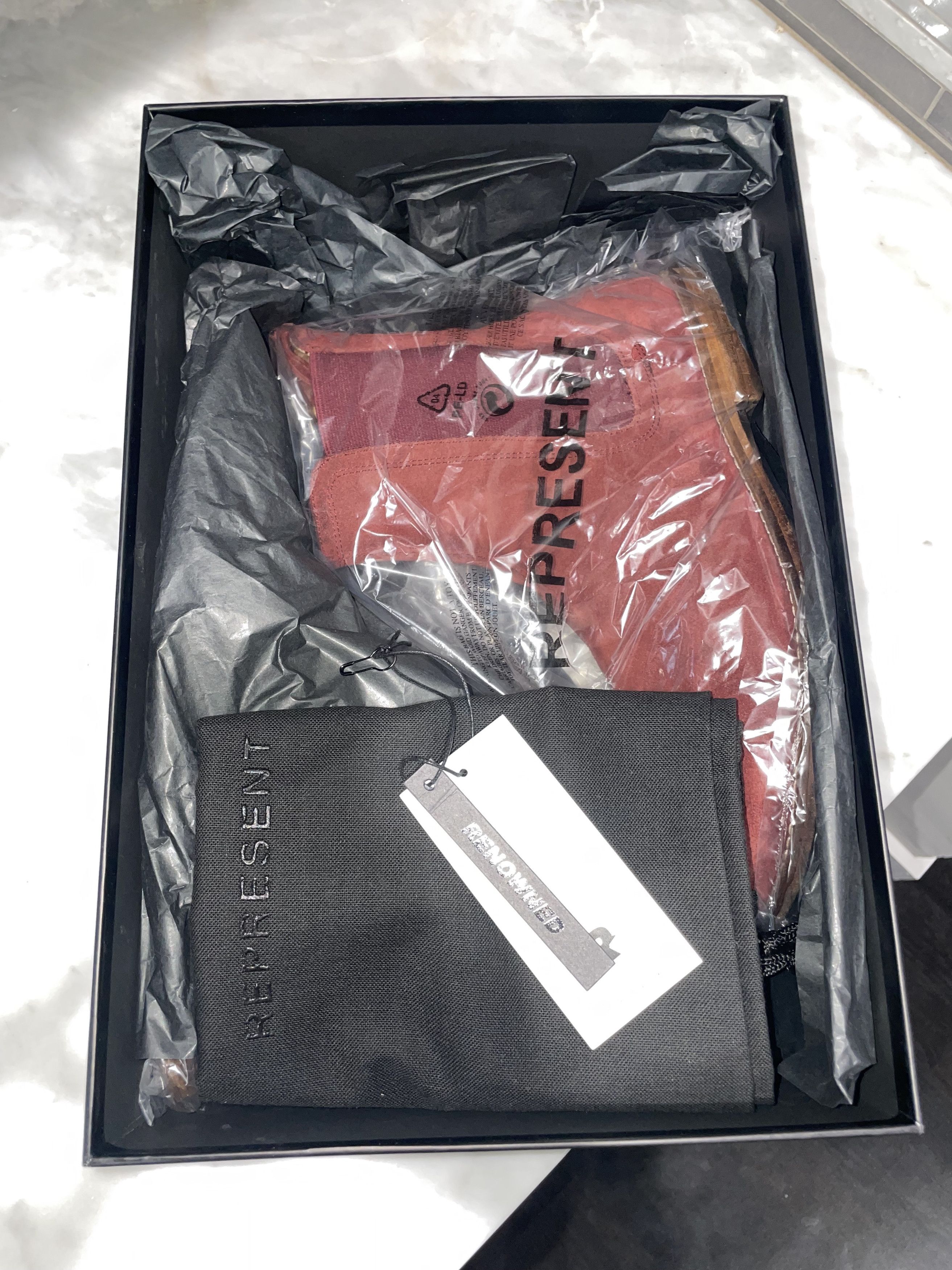Represent Clo. Represent Chelsea Suede Leather Boot Merlot Size US 8 / EU 41 - 2 Thumbnail