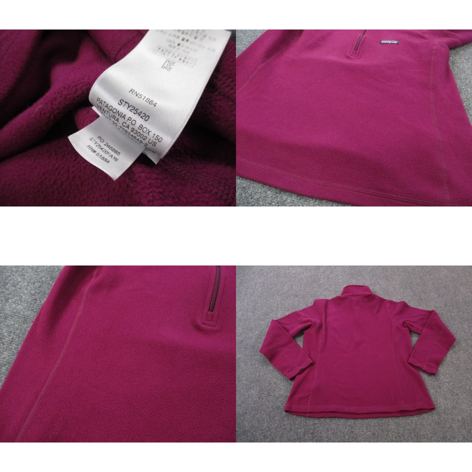Patagonia Patagonia Jacket Women M Purple Fleece Outdoor Lightweight Windbreaker 1/4 Zip Regular Mens? Size M / US 6-8 / IT 42-44 - 8 Thumbnail