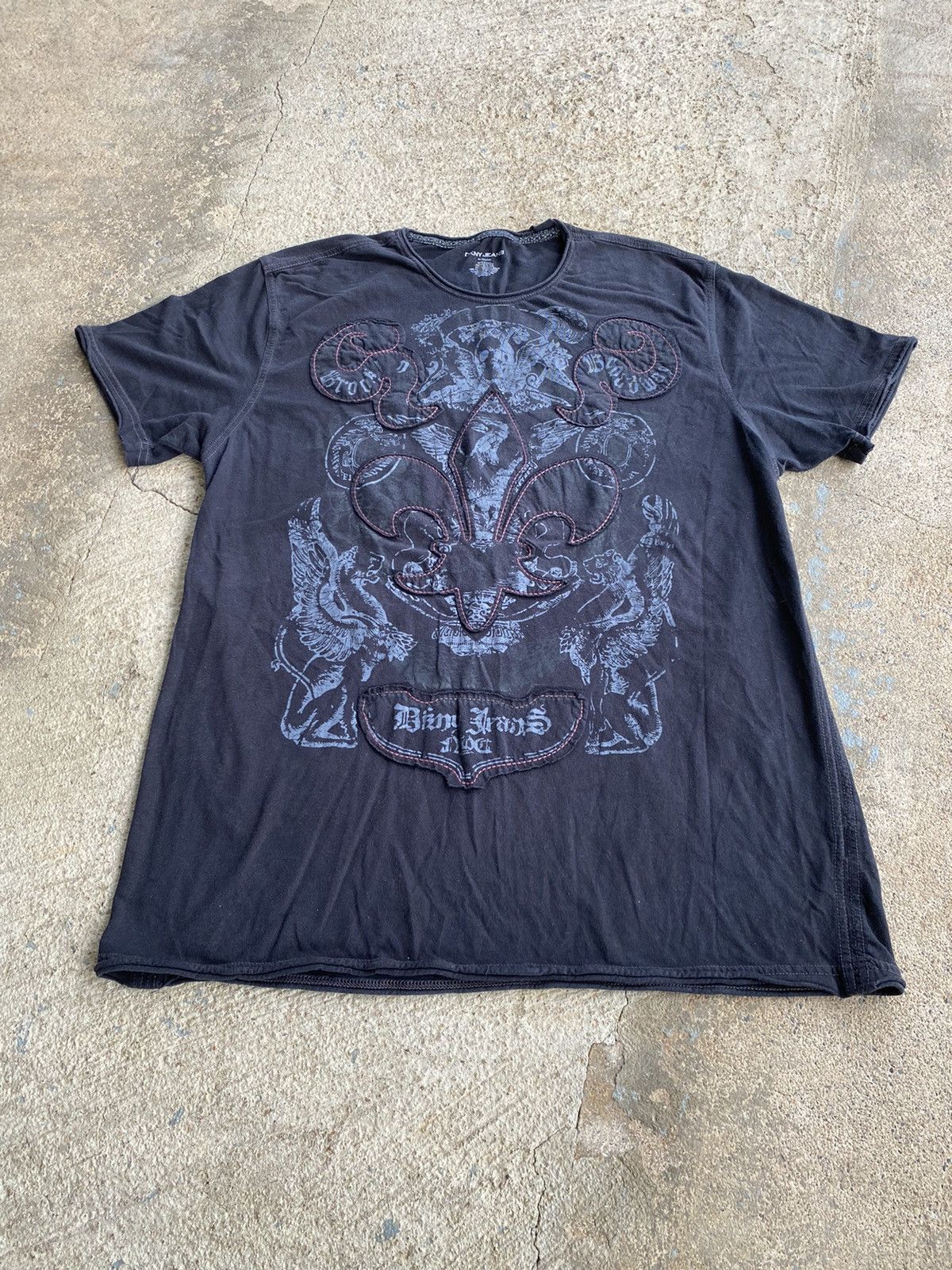 Affliction × DKNY × Vintage Vintage Y2K DKNY Affliction MMA Tribal Style Shirt Size US XL / EU 56 / 4 - 1 Thumbnail