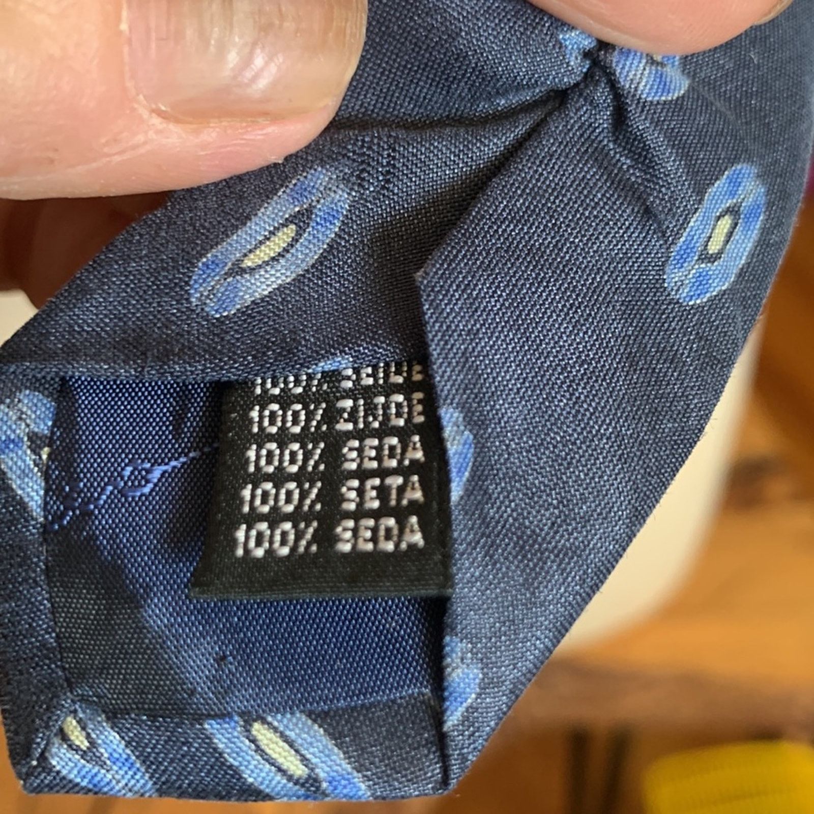 TED LAPIDUS Ted Lapidus Paris Cravatte abstract modernist 100% silk tie Size ONE SIZE - 9 Thumbnail