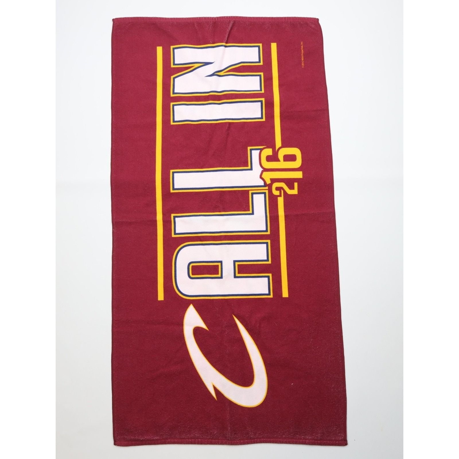 Vintage Basketball 2016 NBA Champs Cleveland Cavaliers Towelavalie Size ONE SIZE - 1 Thumbnail