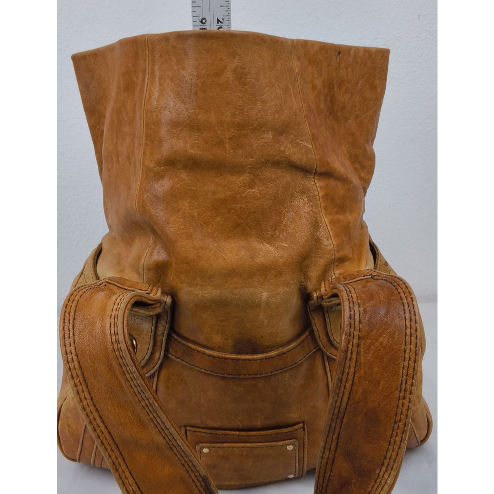 Other Gustto Handbag Brown Leather Hobo Bag Purse Size ONE SIZE - 7 Thumbnail