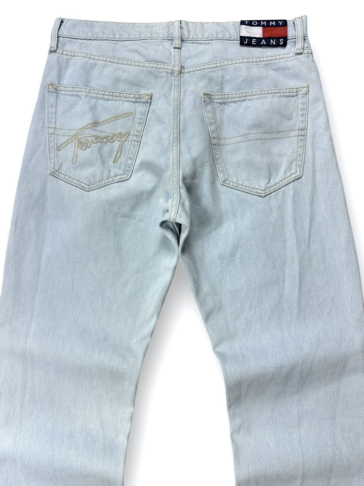 Tommy Hilfiger Tommy Hilfiger Dad Jeans Regular Tapered Blue Denim W31 L34 Size US 31 - 3 Thumbnail