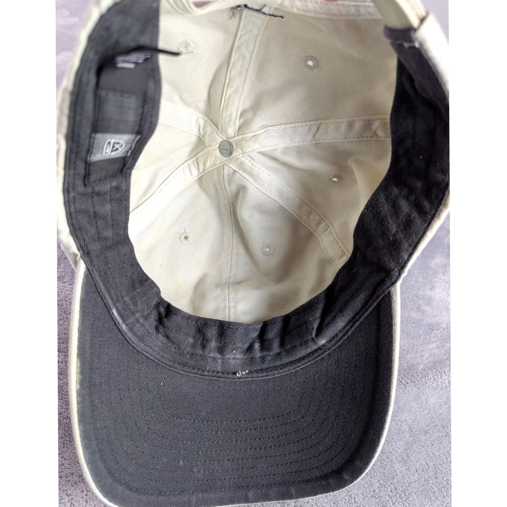 Nike Nike Golf Hat Mens One Size Beige Stone Adjustable Strapback Cotton Cap HOWDI Size ONE SIZE - 4 Thumbnail