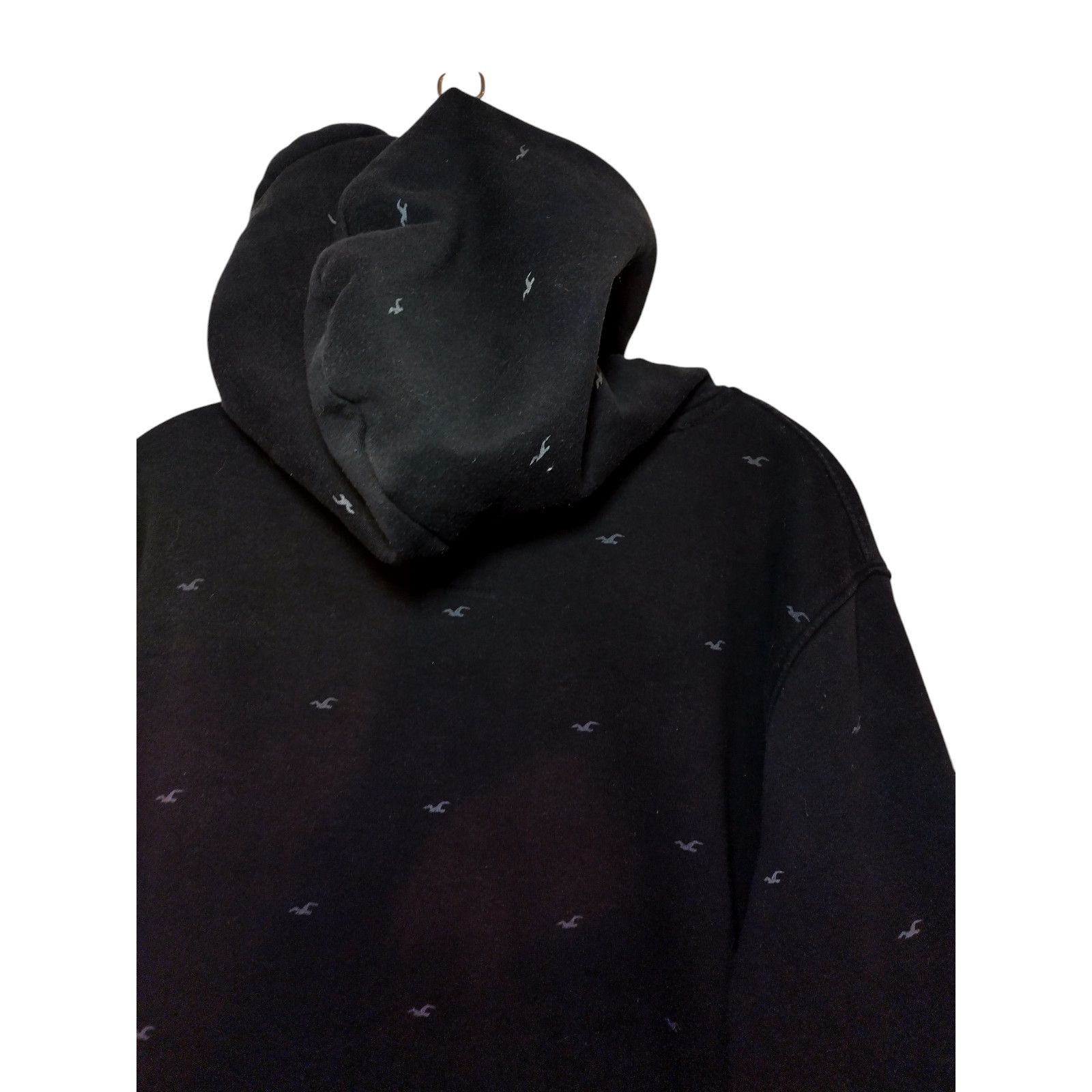 Hollister Hollister Mens Hoodie Small Black Bird Logo Sweatshirt Sz XL Size US XL / EU 56 / 4 - 7 Thumbnail