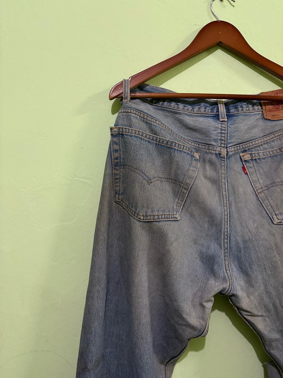 Levi's × Levi's Vintage Clothing Vintage 501 Levis Denim Pant Distressed Made In USA Size US 35 - 7 Thumbnail