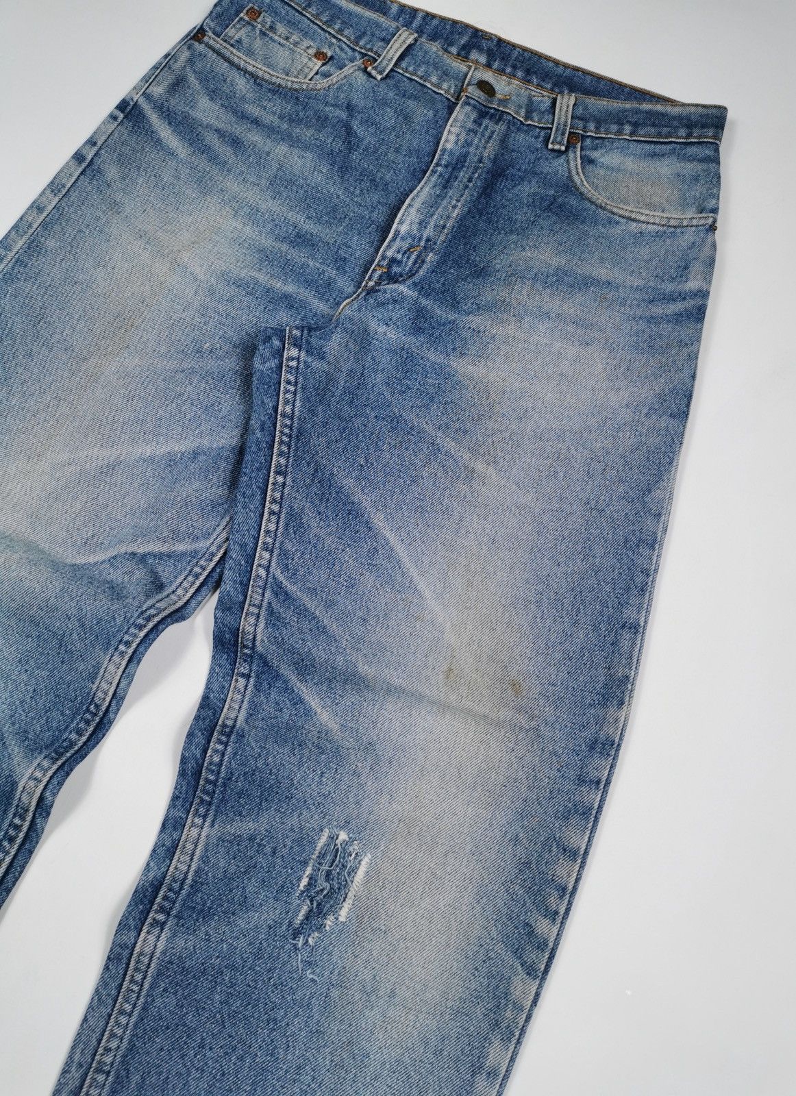 Levi's 90s Vintage Levis 610 Loose Tapered Denim Jeans Size US 32 / EU 48 - 2 Thumbnail