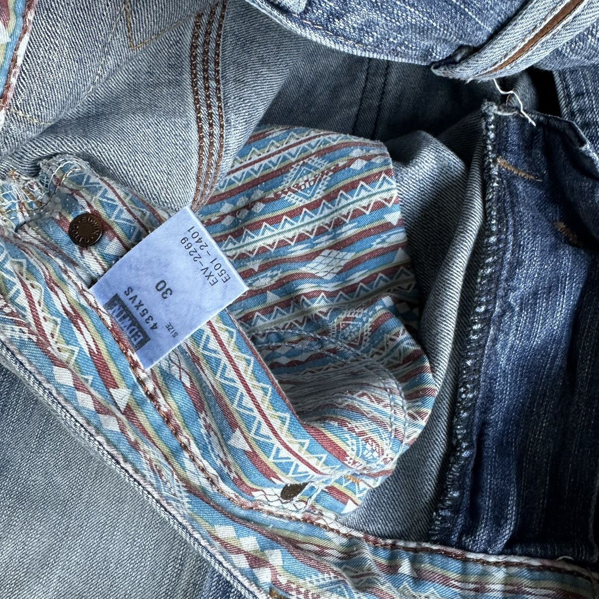 Edwin Vintage Edwin Exclusive Buckle Back Regular Denim 30x33 D648 Size US 30 / EU 46 - 14 Thumbnail