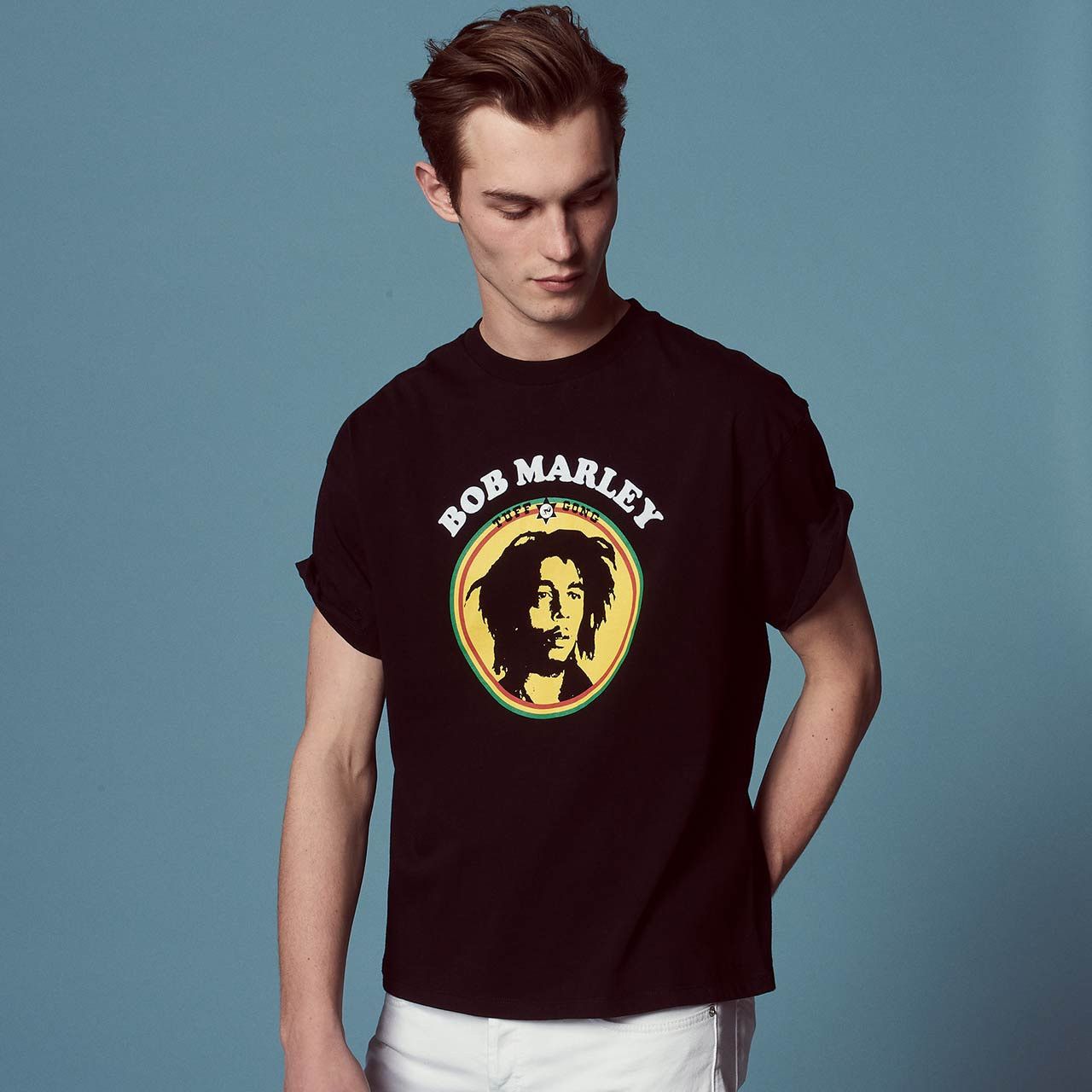 Sandro Sandro Paris Bob Marley Graphic T-Shirt Black Size US M / EU 48-50 / 2 - 1 Thumbnail