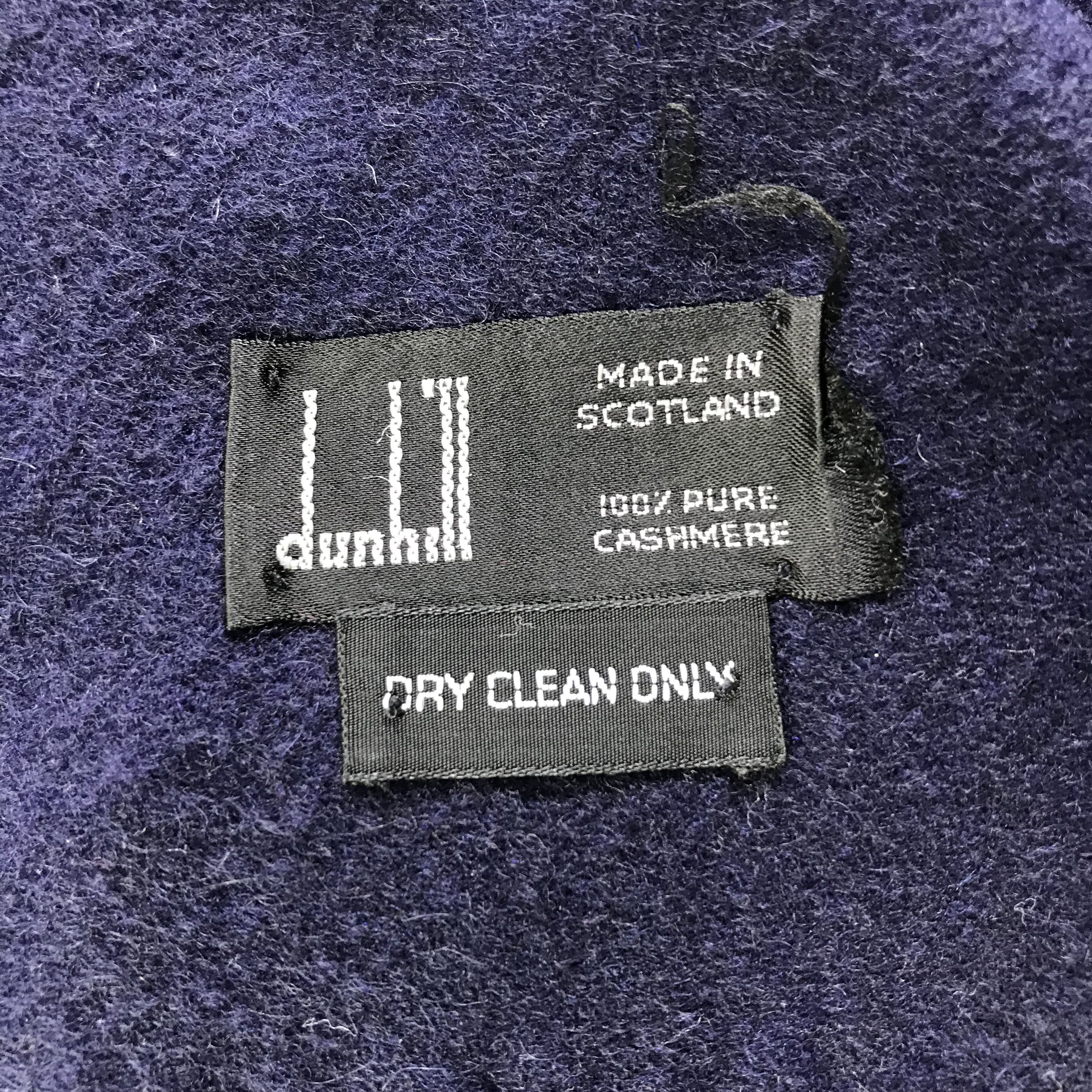 Alfred Dunhill Alfred Dunhill Cashmere Scarf / Muffler / Neckwear SS1451 Size ONE SIZE - 7 Thumbnail