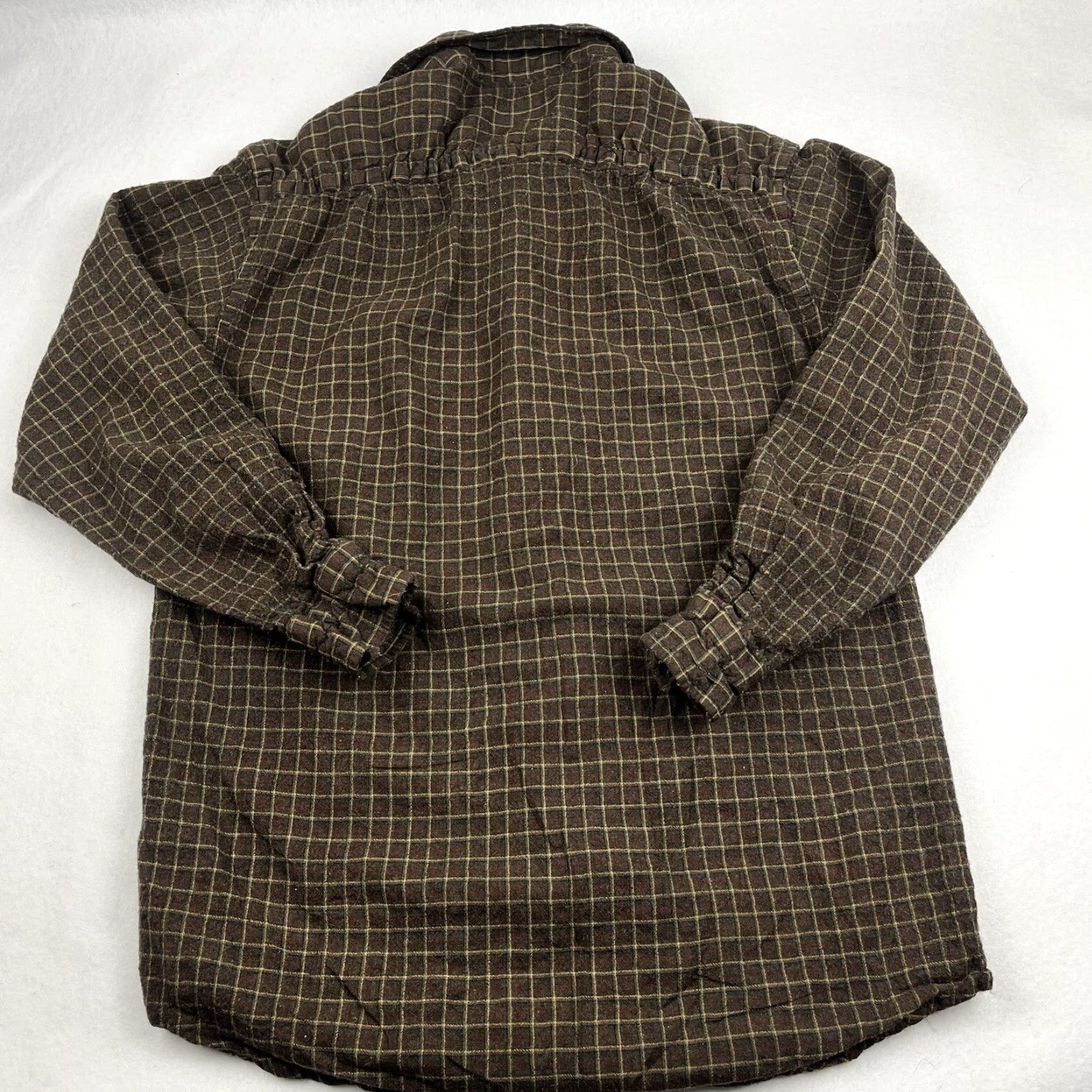 Pendleton VINTAGE Pendleton Sir Pendleton Flannel Brown Plaid Medium Shirt Womens Size M / US 6-8 / IT 42-44 - 3 Thumbnail